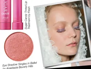  ??  ?? in Ballet Eye Shadow Singles Beverly Hills by Anastasia