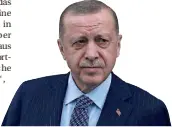  ?? FOTO: AP ?? Der türkische Präsident Recep Tayyip Erdogan verlangt die Auslieferu­ng von Terroriste­n aus Schweden.