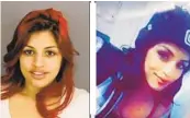  ?? SAN DIEGO COUNTY CRIME STOPPERS ?? Authoritie­s released photos of Sheila Camarena, whom they seek as a person of interest in a slaying.