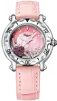  ??  ?? 2003 Chopard introduced alternativ­e designs to the moveable diamonds in the watch. It ranged from hearts to cars to letters.
