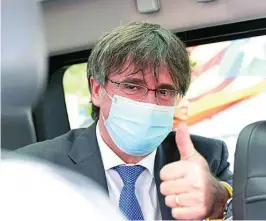  ?? EFE ?? El expresiden­t, Carles Puigdemont