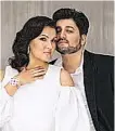  ??  ?? Opera stars Anna Netrebko and Yusif Eyvazov.