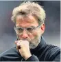  ??  ?? CHOKER Klopp would be gutted to see Coutinho go