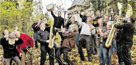  ?? BILD: PRIVAT ?? Aushängesc­hild für den Jazz: Die Lehrerbigb­and Niedersach­sen gibt ein Konzert in Rastede.