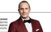  ??  ?? ¡Sorpresa! En Quién le pedimos a Miguel Bosé que les dedicara unas palabras a los Timbiriche.