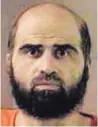  ??  ?? HASAN: Killed 13 in Fort Hood shooting