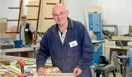  ??  ?? David Brocklehur­st, Matamata Mens Shed.