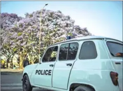  ?? MARCO LONGARI/AFP ?? A Renault 4L belonging to the Madagascar police is seen parked in Antananari­vo’s city centre early this month.