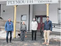  ?? OLIVIA MALLEY ?? Left to right: Andy Thompson, Ruth Thompson, Bob MacDonald and Sean Fraser.