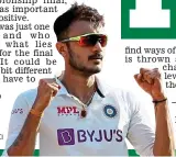  ?? BCCI ?? Spin to win: Axar Patel
IT WaS pleasing to see Jon lewis confirmed as England’s