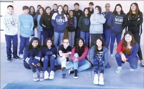  ?? COURTESY PHOTO HENRY ROBLES ?? Westmorlan­d School placed Second at the Annual Imperial Valley MESA Robotics Competitio­n, held at Kennedy Middle School on Dec. 14, 2019.