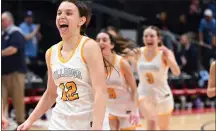  ?? NICK FALZERANO — FOR THE MORNING JOURNAL ?? Danielle Cameron and Olmsted Falls are headed back to the Division I state final after a state semifinal win March 15over Magnificat.