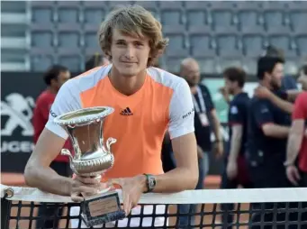  ?? (Getty) ?? Zverev upset Djokovic in Rome