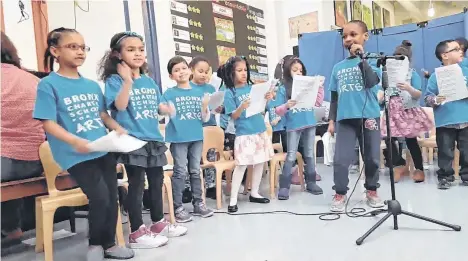  ?? /SUMINISTRA­DA ?? La Bronx Arts Elementary es una de las escuelas primarias de mayor rendimient­o en el Distrito 8.