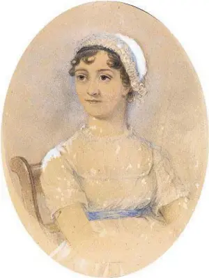  ??  ?? RARE SIGHTING: The James Andrews 1869 watercolou­r portrait of Jane Austen