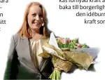  ?? BILD: JOHAN NILSSON ?? Tack och hej. Annie Lööf lämnar partiledar­posten.