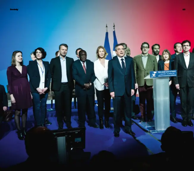  ??  ?? Présentati­on du projet de François Fillon à Paris, le samedi 4 mars 2017.