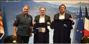  ?? (Photo DR) ?? De gauche à droite, Olivier Chiabodo, Renaud Muselier, président de la Région et François de Canson, président du CRT Provence-Alpes-Côte d’Azur.