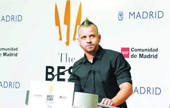  ?? EFE ?? El cocinero de DiverXO vuelve a encabezar la lista de The Best Chef Awards