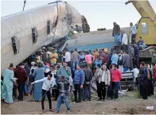  ?? File/AFP ?? Egypt has been plagued with fatal train accidents in recent years.