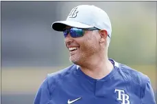  ?? ASSOCIATED PRESS FILE PHOTO ?? Tampa Bay Rays manager Kevin Cash was named AL manager of the year on Tuesday night.