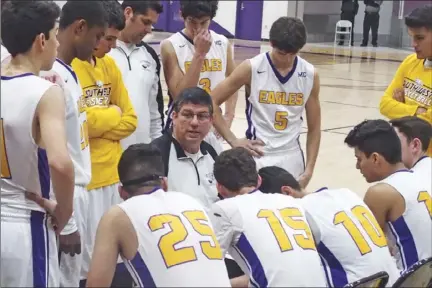  ?? Prior to taking over the athletic director position at Southwest High, Ruben Valenzuela served as the boys’ varsity basketball head coach. KARINA LOPEZ PHOTO ??