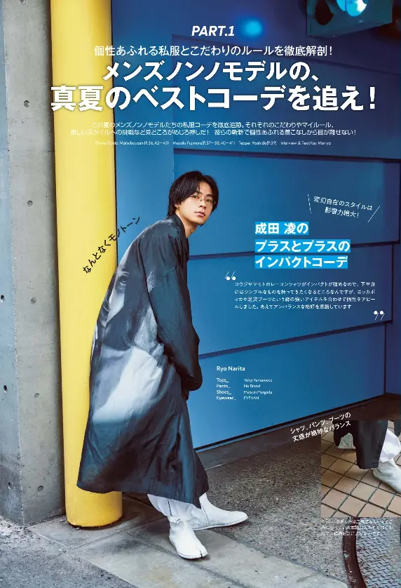 メンズノンノモデルの 真夏のベストコーデを追え Pressreader