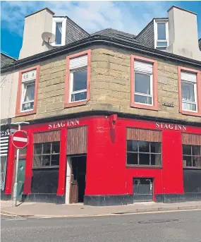  ??  ?? The Stag Inn at West Port, Arbroath.