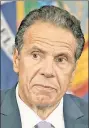  ??  ?? Gov. Cuomo