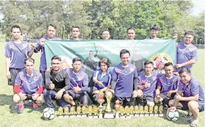  ?? PASUKAN Pongo FC muncul juara. ??