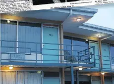  ?? JOE RAEDLE/GETTY IMAGES ?? RIGHT: The Lorraine Motel in Memphis, where Dr. Martin Luther King, Jr. was murdered on the balcony outside room 306, is now part of the National Civil Rights Museum, which recently marked the 50th anniversar­y of King’s assassinat­ion.