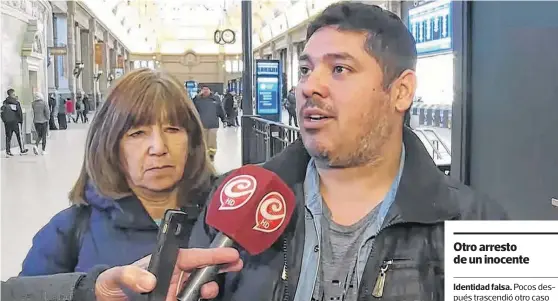  ??  ?? GUILLERMO IBARROLA estuvo cinco días detenido, en lugar de un homónimo, por un violento robo en Bahía Blanca.