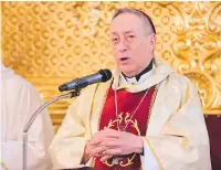  ??  ?? CELEBRACIÓ­N. El cardenal Óscar Andrés Rodríguez pidió a los hondureños esforzarse para evitar la propagació­n del covid-19.