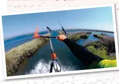  ?? © Lucas Muller ?? Le downwind de Murtosa av avec ses innombrabl­es ch chenaux à rider et bancs à sauter !