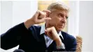  ??  ?? Arsene Wenger, FIFA's Chief of Global Football Developmen­t, has suggested increasing the frequency of the World Cup