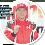  ??  ?? Alvin Bahar. Mobil memang ada ubahan yang menunjang performa