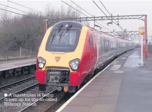  ??  ?? A masterplan is being drawn up for the so-called Runcorn Station