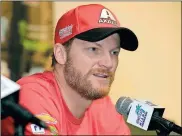  ?? / AP file-Terry Renna ?? Dale Earnhardt Jr. is ready to slide into the next phase of his NASCAR career, this time as a broadcaste­r. He makes his anticipate­d debut in the NBC booth at Chicagolan­d.