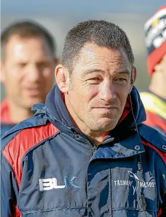  ?? PHOTO: KEVIN STENT/FAIRFAX NZ ?? Assistant coach Mark Hammett is entering the first year of his three-year contract with the Highlander­s.