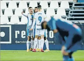  ?? EP ?? David López es lamenta per un dels gols encaixats a Leganés