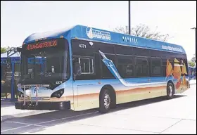  ?? VALLEY PRESS FILES ?? Lancaster and Palmdale pay higher rates into the Joint Powers of Authority for the Antelope Valley Transit Authority than Los Angeles County, even though unincorpor­ated areas account for more miles driven than either city.