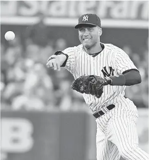  ?? 2011 PHOTO BY ROBERT DEUTSCH/ USA TODAY SPORTS ?? Derek Jeter finished his 20- year MLB career with 3,465 hits, 260 homers and a .310 batting average.