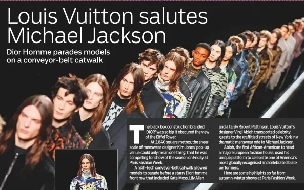 Virgil Abloh Celebrates Michael Jackson at Paris Fashion Week Louis Vuitton  Show