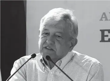 ?? FOTO: REFORMA ?? &gt; El presidente Andrés Manuel López Obrador dice que se refuerza vigilancia en ductos.