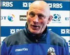  ??  ?? Ex-Scotland boss Vern Cotter is in charge of French outfit Montpellie­r