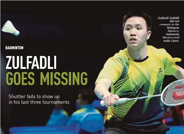 Zulfadli Goes Missing Pressreader