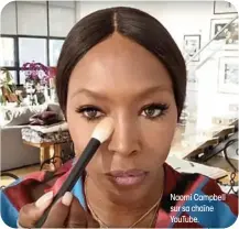  ??  ?? Naomi Campbell sur sa chaîne YouTube.