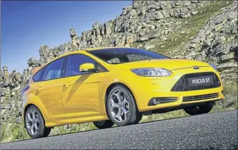  ??  ?? Ford has launched the new Focus ST with a raft of updates, and its interior has been tailored to meet the sporty ST genre.