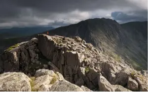  ??  ?? Below: Nick’s moody capture of Glyder Fach from Tryfan.