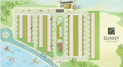  ?? ?? Masterplan. Diseñado por el estudio de arquitectu­ra BMA, contempla el desarrollo de 23.000 m2